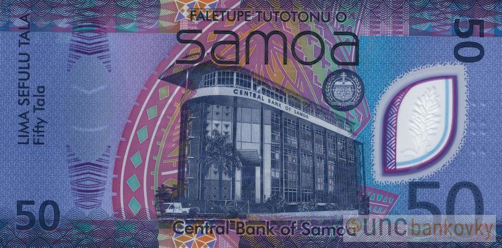 Samoa 50 Tala 2025 UNC