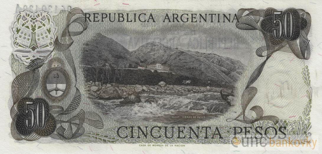 Argentina 50 Pesos 1973-76 UNC