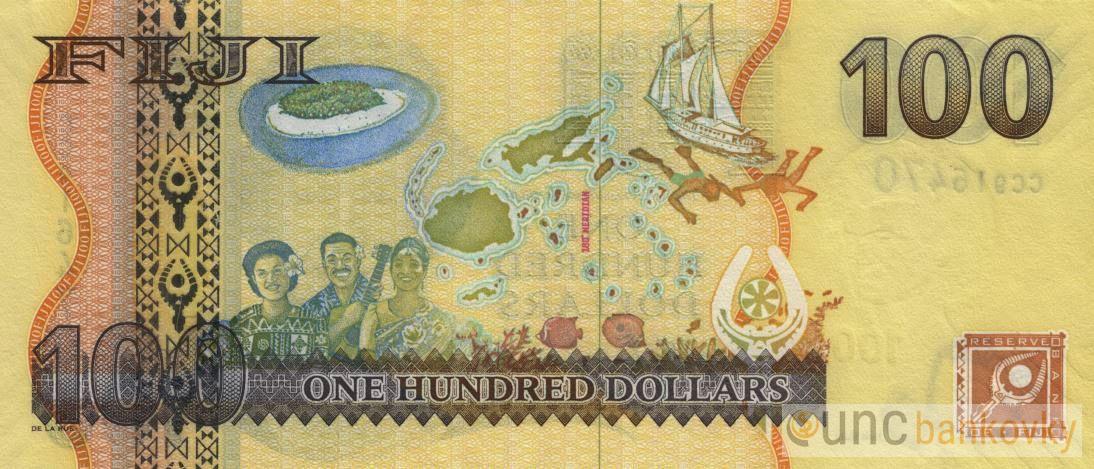 Fiji 100 Dollars 2007 UNC