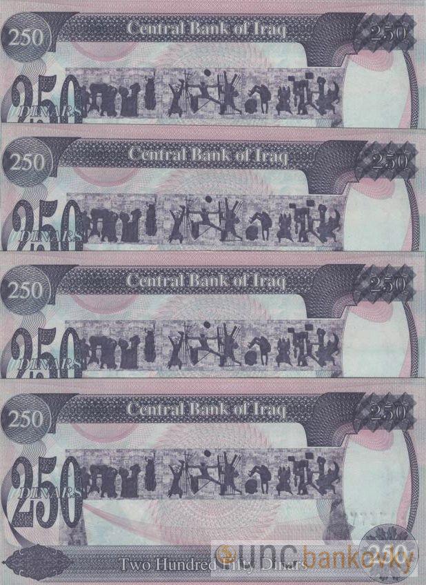 Irak - CHYBOTISK číslovače UNC