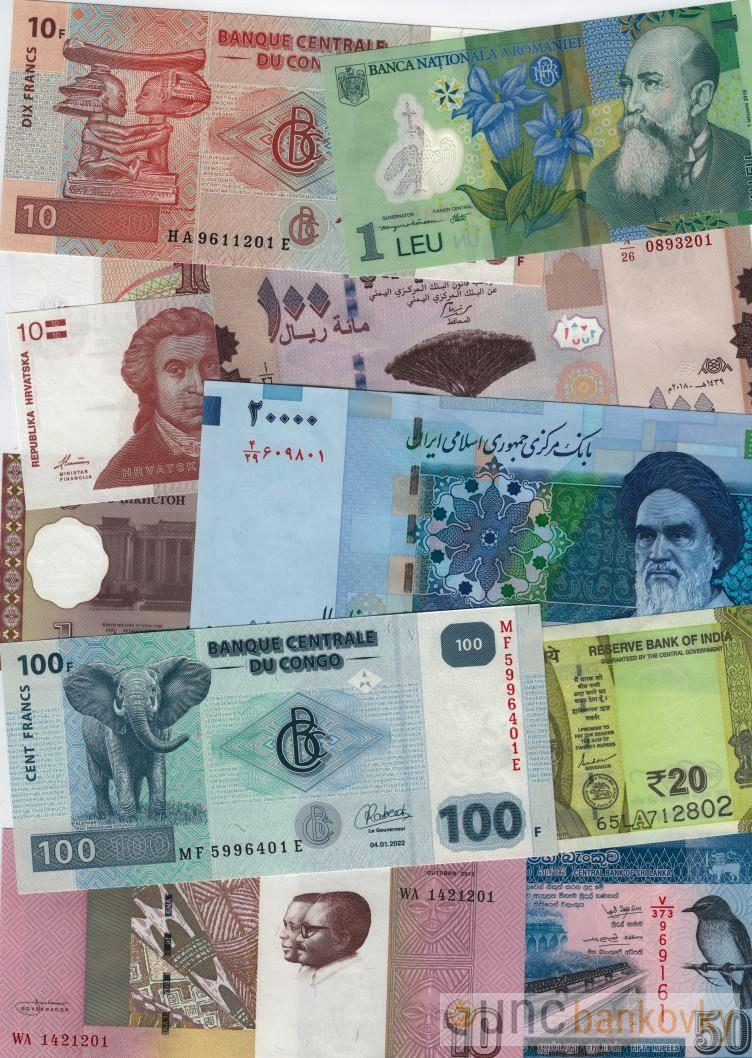 100ks svět dealer set UNC !NOVINKA! 