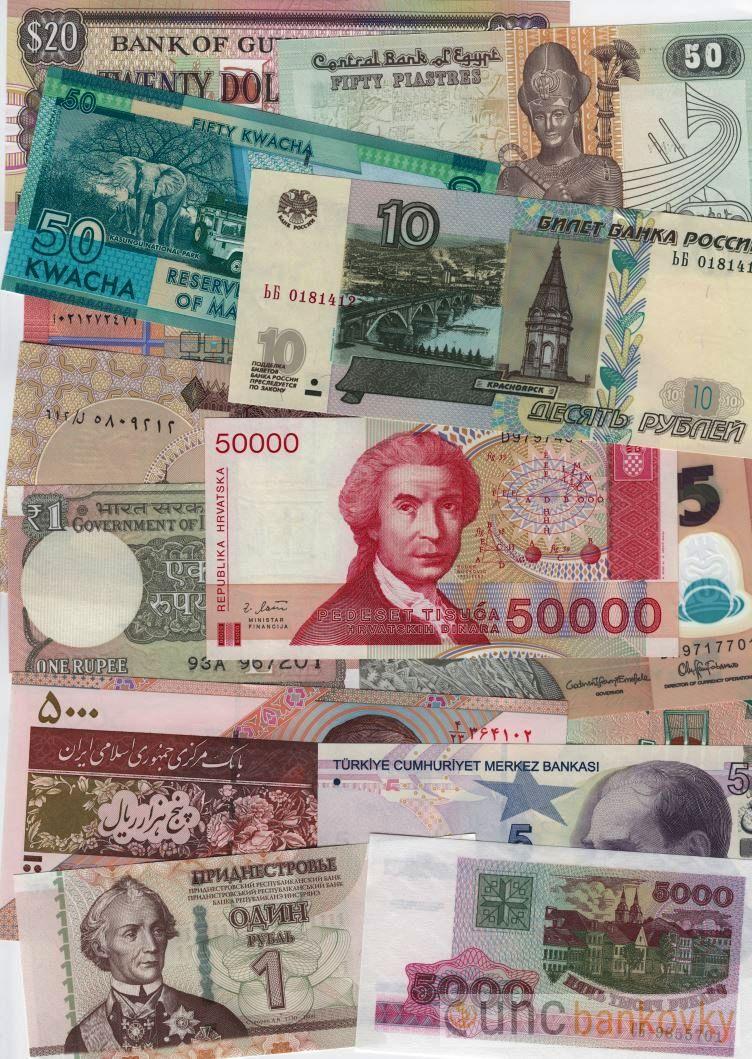 100ks svět dealer set UNC !NOVINKA! 