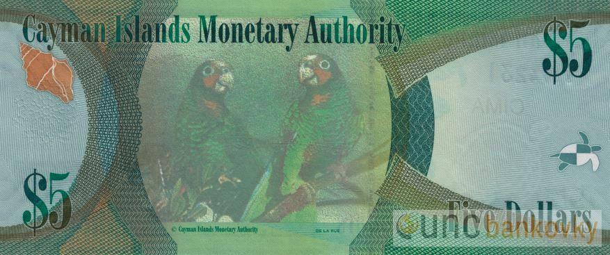 Kajmanské ostrovy 5 Dollars 2018 UNC