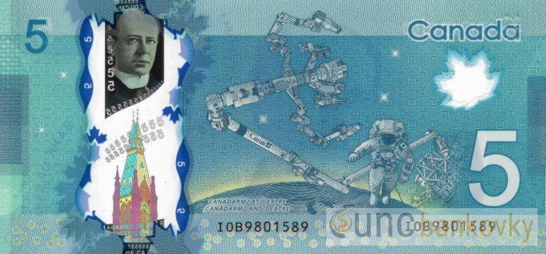 Kanada 5 Dollars 2024 UNC