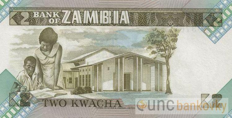Zambie 2 Kwacha 1988 UNC