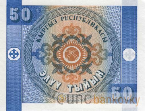 Kyrgyzstán 50 Tyiyn 1993 UNC