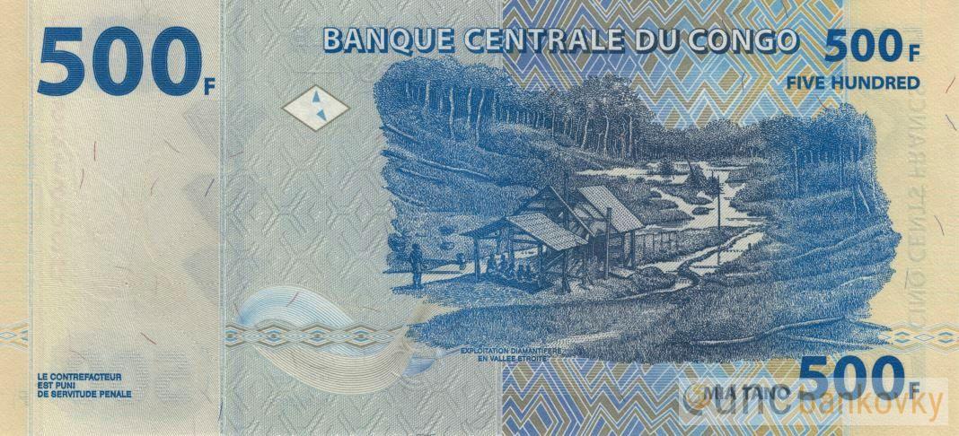 Kongo 500 Francs 2022 UNC