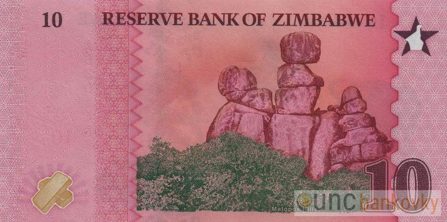 Zimbabwe 10 Zig 2026 UNC