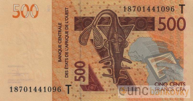 Togo 500 Francs 2018 UNC