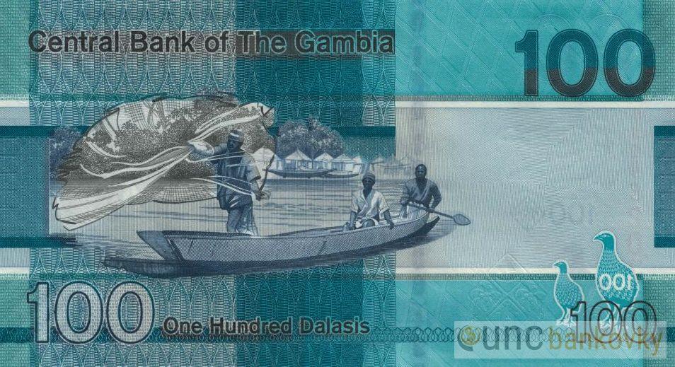 Gambie 100 Dalasis 2023 UNC