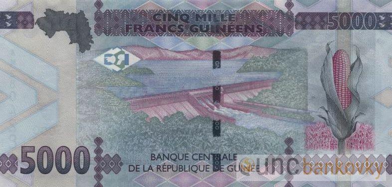 Guinea 5000 Francs 2021 UNC