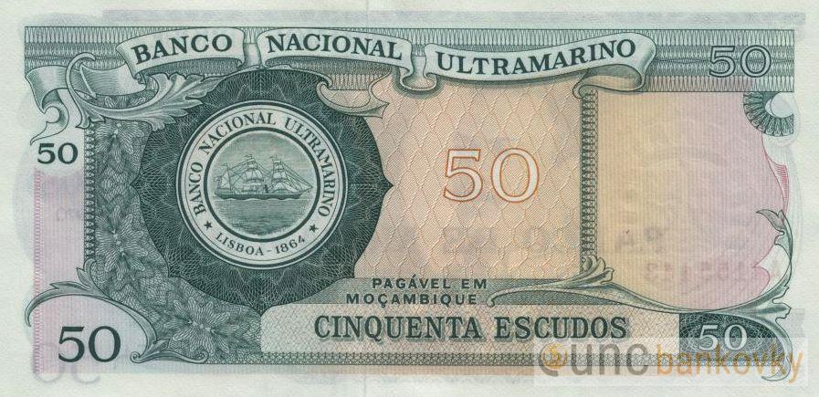 Mosambik 50 Escudos 1970 UNC