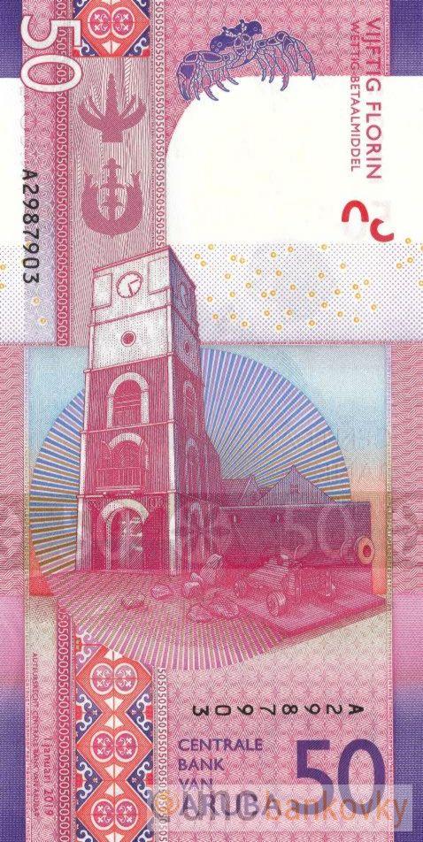 Aruba 50 Florin 2019 UNC