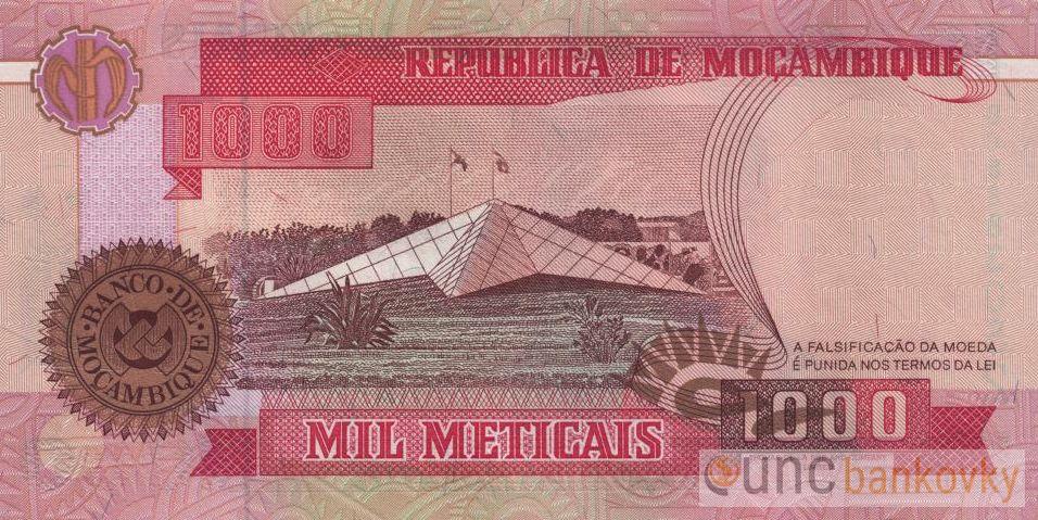 Mosambik 1000 Meticais 1991 UNC