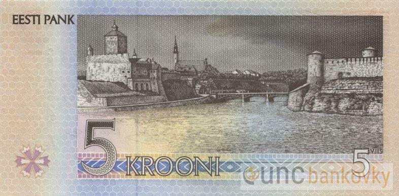 Estonsko 5 Krooni 1994 UNC