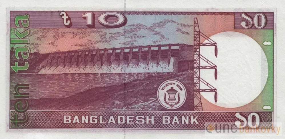 Bangladéš 10 Taka 1982 UNC