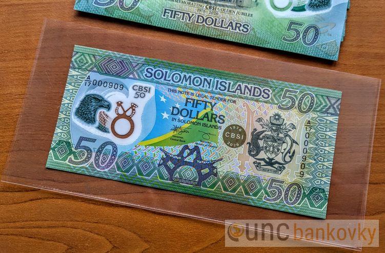 Šalamounovy ostrovy 50 Dollars 2026 UNC