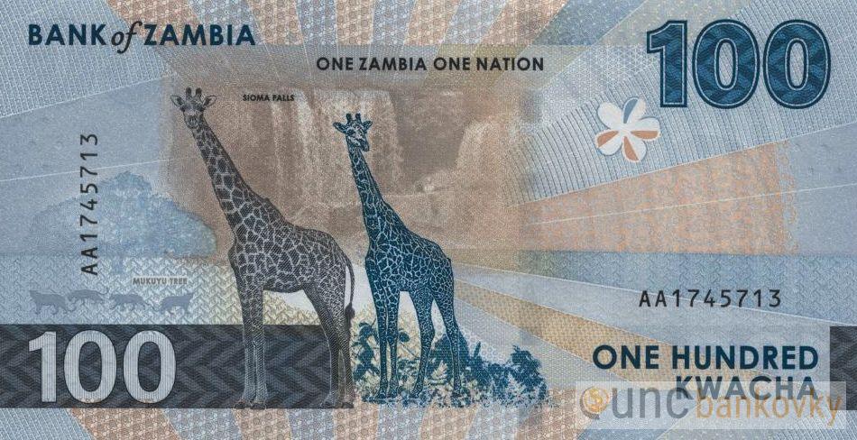 Zambie 100 Kwacha 2024 UNC