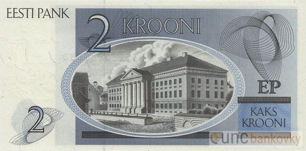 Estonsko 2 Krooni 1992 UNC