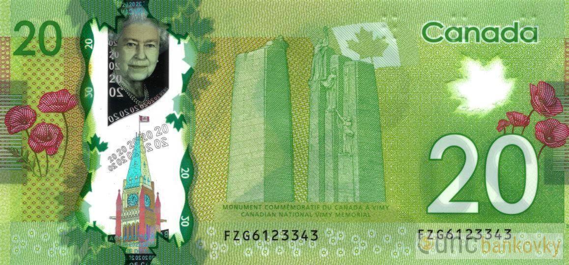 Kanada 20 Dollars 2012 UNC
