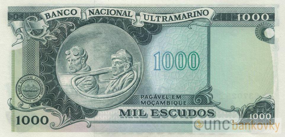 Mosambik 1000 Escudos 1972 UNC