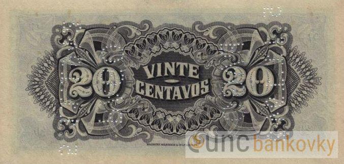 Mosambik 20 Centavos 1933 UNC
