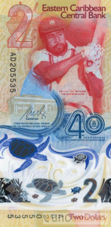 Východní Karibik 2 Dollars 2023 UNC