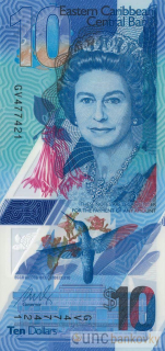Východní Karibik 10 Dollars 2019 UNC