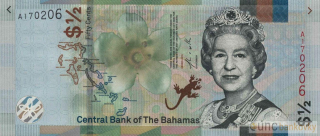 Bahamy 1/2 Dollar 2019 UNC