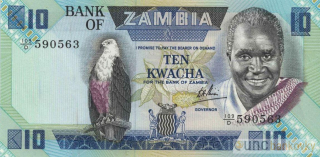 Zambie 10 Kwacha 1988 UNC