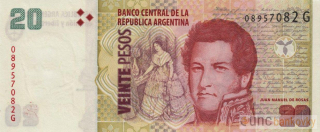 Argentina 20 Pesos 2003 UNC