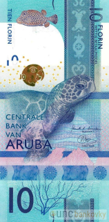 Aruba 10 Florin 2019 UNC