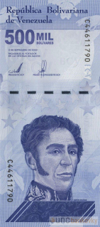 Venezuela 500.000 Bolivares 2020 UNC
