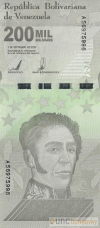 Venezuela 200.000 Bolivares 2020 UNC