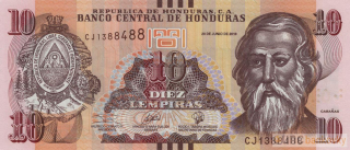Honduras 10 Lempiras 2024 UNC