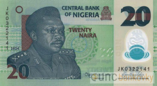 Nigérie 20 Naira 2024 UNC