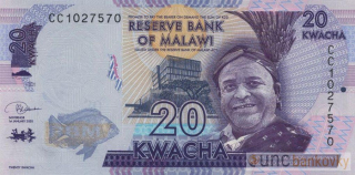 Malawi 20 Kwacha 2019 UNC
