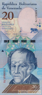 Venezuela 20 Bolivares 2018 UNC