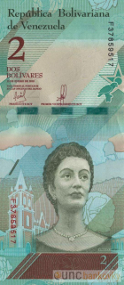 Venezuela 2 Bolivares 2018 UNC