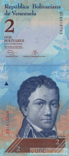 Venezuela 2 Bolivares 2013 UNC