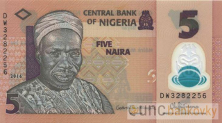 Nigérie 5 Naira 2017 UNC
