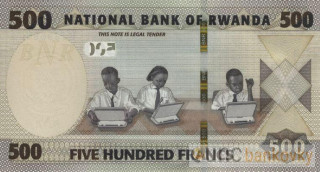 Rwanda 500 Francs 2019 UNC