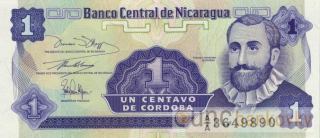 Nikaragua 1 Centavo 1991 UNC