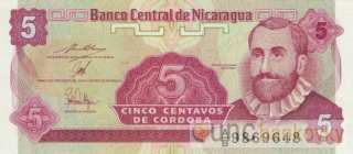 Nikaragua 5 Centavos 1991 UNC