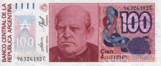 Argentina 100 Australes 1985 UNC