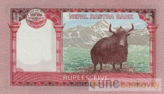 Nepál 5 Rupees 2017 UNC