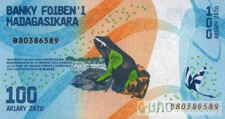 Madagaskar 100 Ariary 2017 UNC