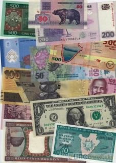 100ks svět dealer set UNC !NOVINKA! 