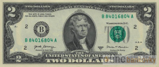 USA 2 Dollars 2017 New York UNC