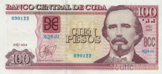 Kuba 100 Pesos 2024 UNC